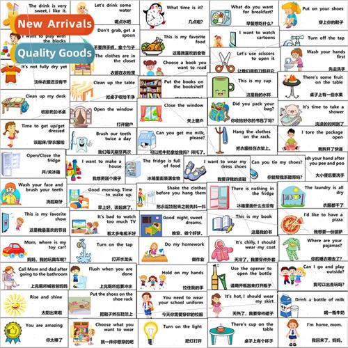 65 cartoon children enlightenment English graffiti stickers