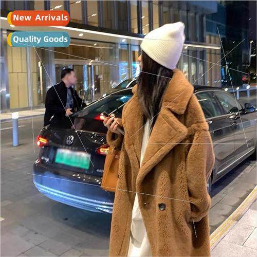 2022 new M family teddy bear coat sheep shearling lamb fur p