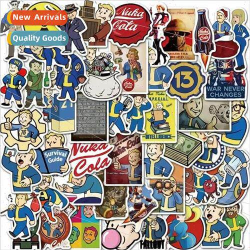 50 Fallout Fallout Game Cartoon Doodle Stickers Laptop iPad