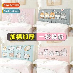 cotton thickened bedside cover chev Cartoon quilted printing