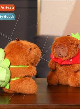 Kapi Bara Strawberry Hat Plush Pendant Female Birthday  Back