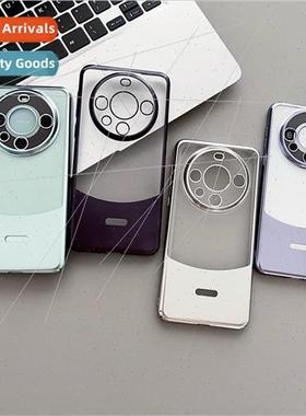 适用 Huawei mate60Pro clashing color plating phone case mate