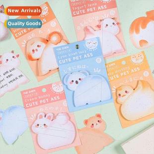 Adorable pet cartoon note cute Cute book series Sticky fart