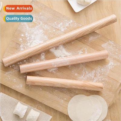 Beechwood rolling pin household solid wood size rolling pin