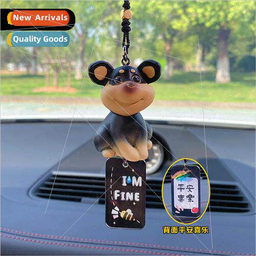 Cartoon bee dog car car pendant creative cute exquisite car