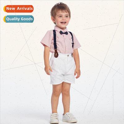 Summer Korea Dongdaemun short-sleeved childrens shirt backpa