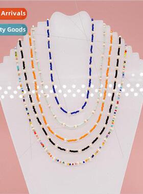 Ethnic  jewelry s simple domestic rice beads rainbow beads P
