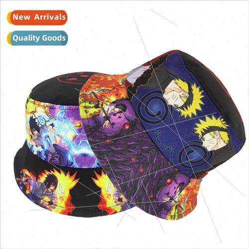 Japanese anime Naruto print pattern men and women fisherman
