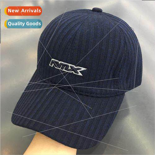 Autumn and winter thickened warm duck tongue cap mens letter