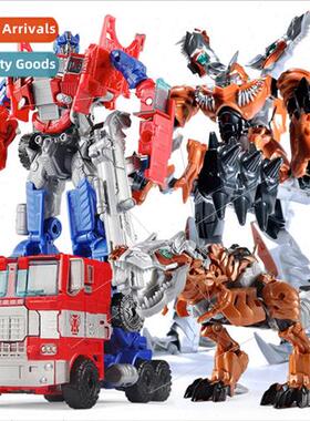 Jinjiang Trans适用mer Toys 5 Optimus Prime Bumblebee Dinosau