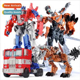 Jinjiang Trans适用mer Toys 5 Optimus Prime Bumblebee Dinosau