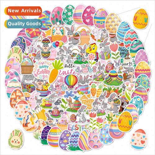 Easter stickers 100 holographic laser waterproof holiday gif