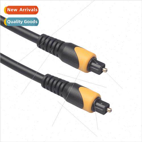 Square port to square port yellow and black digital audio ca