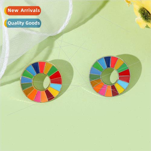 17 Color Oil Drops Sustainable Development Goals UN Medal De