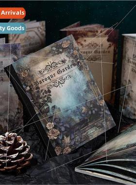 Material Paper Baroque Garden Series Vintage Flower Writing