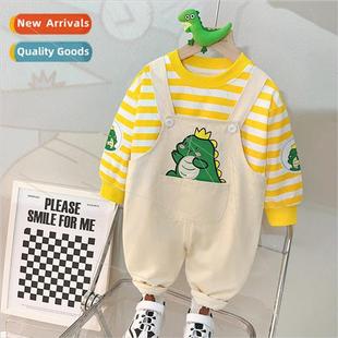 pants suit spring boys stri baby backpack cute Spring dressy