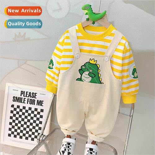 Spring boys backpack pants suit dressy cute baby spring stri