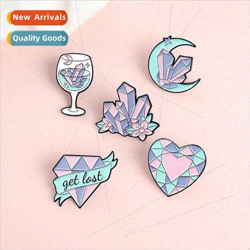 New Products Cartoon Gemstone Diamond Tall Cup Shape Lacquer