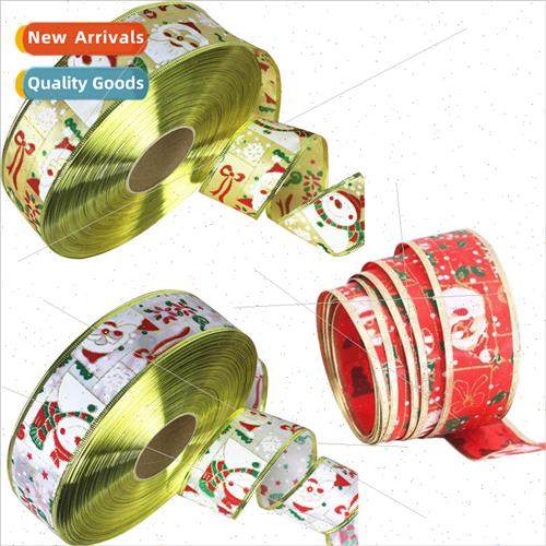 2023 new 2 meters/pack elderly Christmas ribbon Christmas e