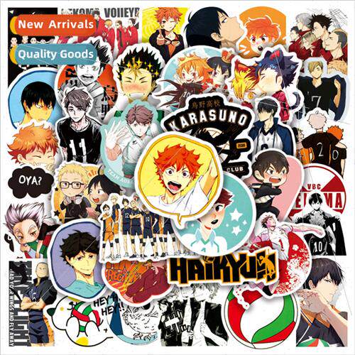 100 new volleyball teen graffiti stickers helmet computer la