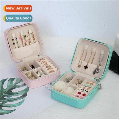 Jewelry Storage Box Delicate Earring Necklace Ring Jewelry B