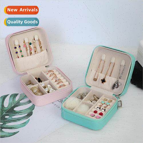 Jewelry Storage Box Delicate Earring Necklace Ring Jewelry B