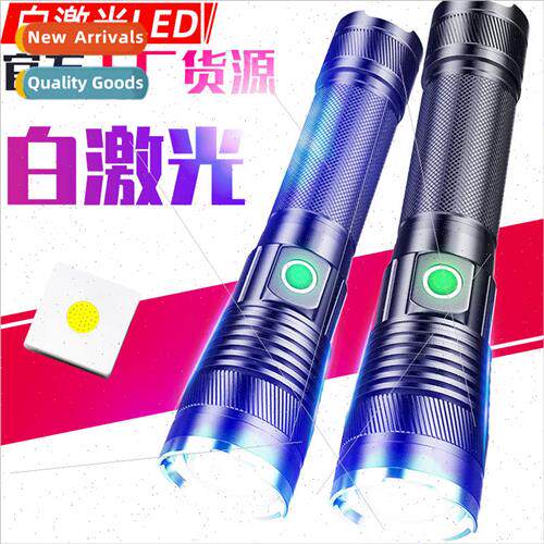A94 white laser bright flashlight zoom high brightness TYPEC