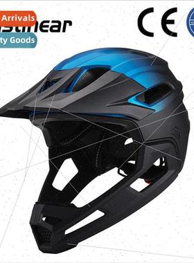 New gradient color race sports adult full helmet outdoor mou