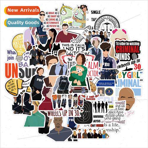 50 new American drama criminal mind graffiti stickers decora