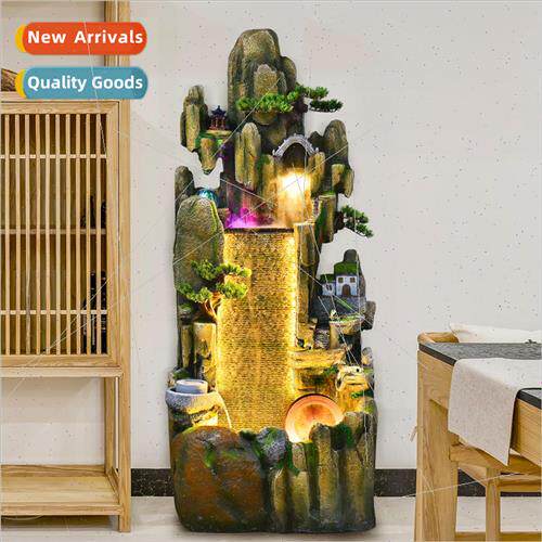Wigwam flowing fountain ornaments attract wealth feng shui w