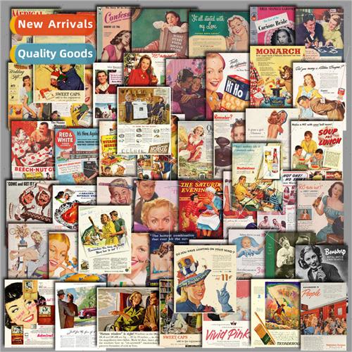 50 posters cartoon luggage stickers laptop stickers waterpro