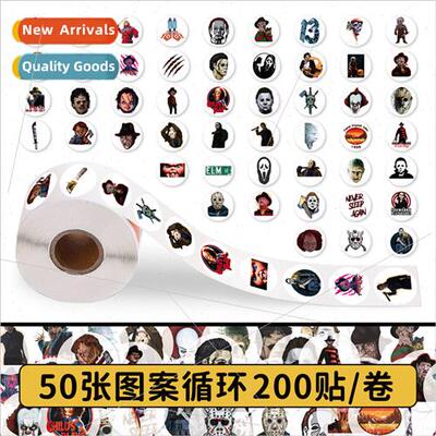 200 Stickers Thriller Character Roll Stickers Horror Murdere