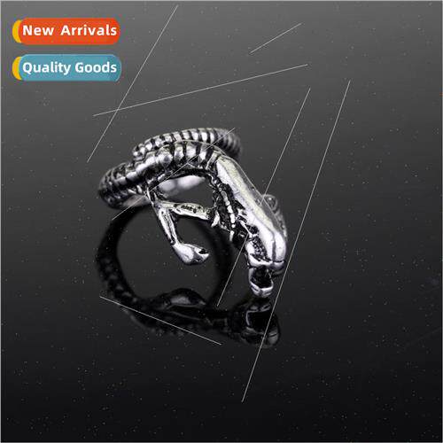 Jewelry Personalized Exaggerated zard Open End Ring Vintage