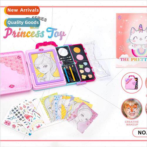 Childrens makeup cosmetics jewelry light painting book girls