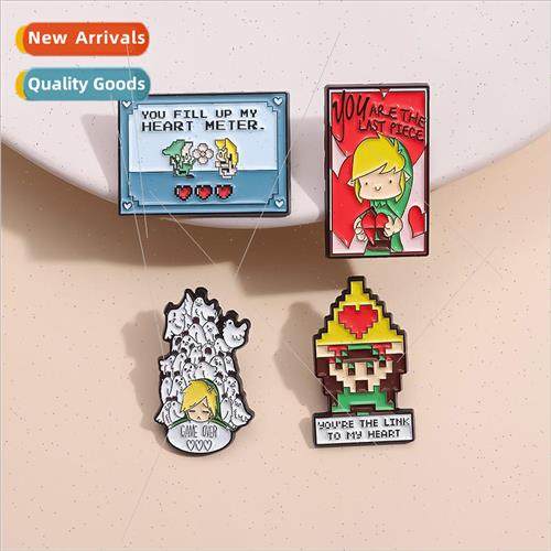 Japan and Korea Game Metal Badge Costume Accessories Baked L