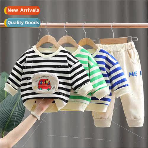 2023 new boys spring nd fashionable two-piece boy baby Korea