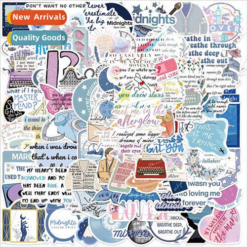 100 small clear new  of the headless mold graffiti stickers