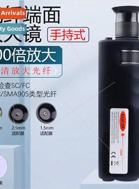 400x Handheld Fiber Optic Magnifier 200x Fiber Optic Microsc
