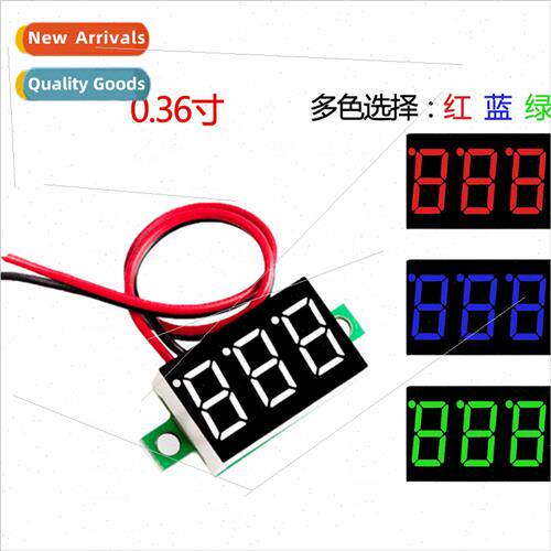 Two-wire voltmeter 0.36 inch .5V-30V DC voltmeter motorcycle