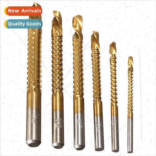 6pcs/set Drill Saw Set HSS Titanium Steel Woodworking Wood 3