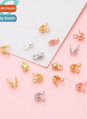 14K gold bean bag buckle bracelet necklace closure connectin