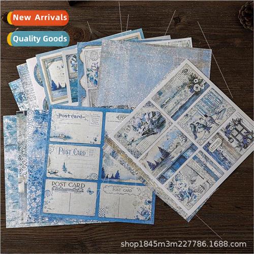 Blue World 15 Vintage Floral Architecture DIY Handmade Perso