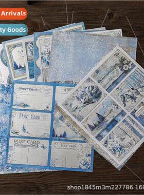 Blue World 15 Vintage Floral Architecture DIY Handmade Perso