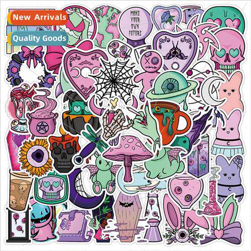 50 Cartoon Halloween Doodle s ggage Guitar Fridge Motorcycle