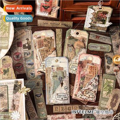 Vintage Aroma Japanese Paper Sticker Pack  Classical Label H