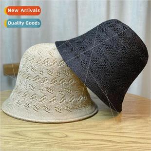 female summer the Korean hat bucket hollow and Spring