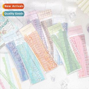 frame Border plaid series handbook Sticker mple pack