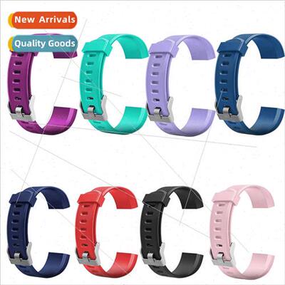 适用 Aidu ID115PLUS HR Silicone Strap TPU Watch Band Sport M