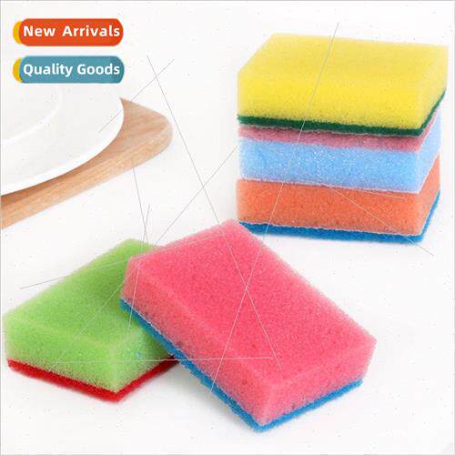 Kitchen Wipes Scrubbing Wipes Sponge Wipes Colorful Double d