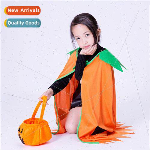 Halloween Pumpkin Cape Cape Adult Child Pumpkin Dress Parent